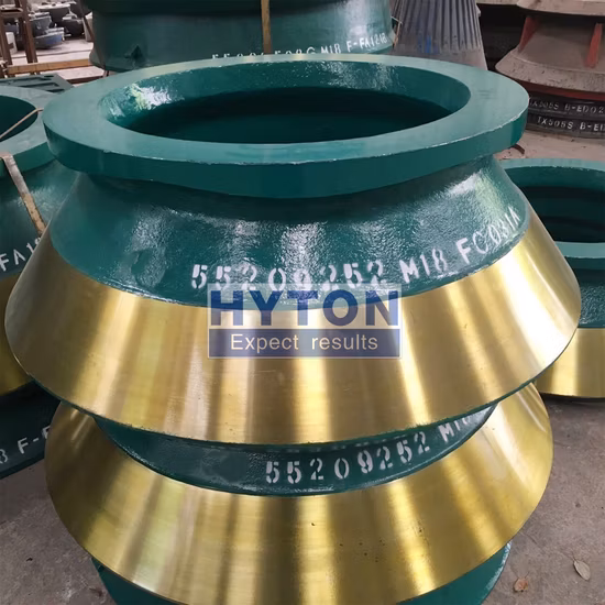 Ore Mining for Crusher Spare Parts Mantle and Concave Liners Apply to HP4 Cone Crusher